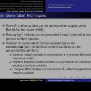 Simulation Modeling 44 Other Random Variate Generation Techniques