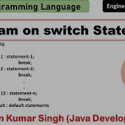 Switch Case Statement Program Java Programming Language Java