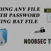 HIDING ANY FILE USING BAT FILE WITH PASSWORD