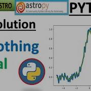 Python Programming Astropy Exploring 1D Convolution For Noisy Data Signal Processing DESI ASTRO
