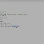 Vector Of Vectors C Programming Tutorial