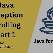 Java Exception Handling Part 1