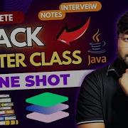 Stack Master Class Complete Stack Data Structure Tutorial DSA Series HINDI