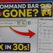 SolidWorks Command Manager Moved Fix Command Bar Back To Top In 30 Seconds
