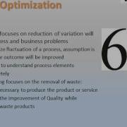 Lean And Six Sigma Thinking For Process Optimization