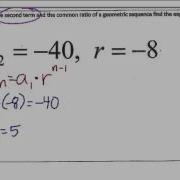 Geometric Sequences Explicit Recursive Formulas