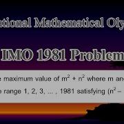 Clip 888 IMO 1981 Problem 3