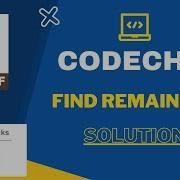 Find Remainder Codechef C Solution Coding Codechef