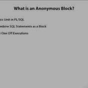 02 What Is An Anonymous Block In PL SQL