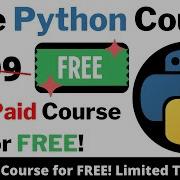 Free Python Certification Course Premium Course For FREE