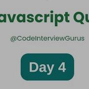JavaScript Quiz Day 4