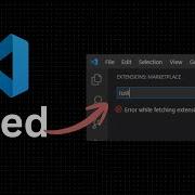 Исправлена ошибка Error While Fetching Extensions XHR Failed в VS Code 2026 Работает на