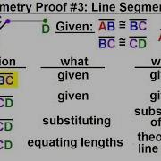 Geometry Ch 3 Proofs 11 Of 17 Geometry Proof 3 Line Segment