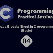 Print Your Biodata In C Programming Using Printf Scanf Functions