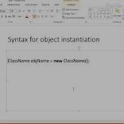 Syntax For Object Instantiation Raghu Konduri Programming And Coding Tutorials Java