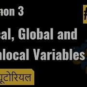 147 Local Global Nonlocal Variable In Python 3 Python 3 Tutorials Hindi Explanation 2021
