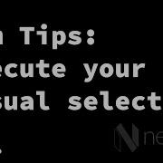Vim Execute Your Visual Selection
