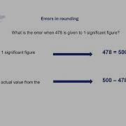 Number Rounding Errors And Estimating