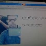 Face Tracking Glass Javascript WebRTC API OpenCV