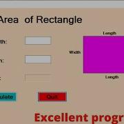 How To Program Area Of Rectangle In Visual Basic Or Vb Net