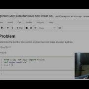 Engineering Problem In Simultaneous Nonlinear Equation Using Python Jupyter Notebook