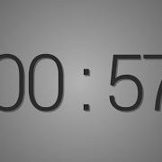 57 Seconds Countdown Timer Beep At The End Simple Timer Fifty Seven Sec