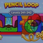 Pencil Loop Walkthrough Levels 341 342 Solution Brain Teaser Puzzle Game