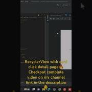 RecyclerView With Detail Page In Android Using Kotlin Part 2 Android Recyclerview Kotlin