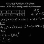 Discrete Random Variables The Expected Value Of X And VarX