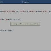 09 C Programming Storage Classes Part 1 محمد يوسف