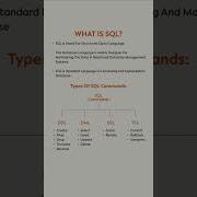 SQL Tutorial For Beginners Types Of SQL Commands DDL DML DCL TCL Explained Mysql Sql Viral