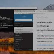 Install Scrapy On Mac Using Anaconda