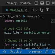 How To Edit MIDI Notes And Volumes Using Python With Music21
