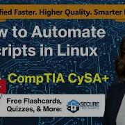 Bash Scripting In Linux For Cybersecurity Automation For Beginners IT Course 10 CompTIA CySA