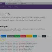 Bootstrap 4 Tutorial 5 Buttons