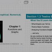 Twelve Basic Functions Section 1 3