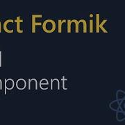 React Formik Tutorial 15 Field Component
