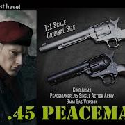 King Arms Colt SAA Peacemaker 45 MGS Revolver Ocelot Choice
