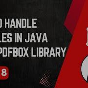 Handling PDF Files In Java PDFBox Library Reading Content From PDF File Part 8