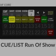 DJF5 Core CUE LIST Run Of Show