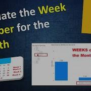 How To Calculate The Week Number For The Month In Power BI