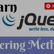 JQuery Lecture 37 Filtering Methods First Last Eq Filter Not Slice In Hindi Urdu