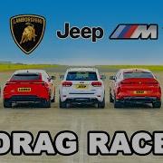 Lambo Urus V Porsche Turbo GT V BMW X6M V Tesla Model X V Jeep Trackhawk DRAG RACE
