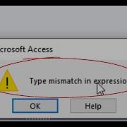 Solve Error Type Mismatch In Expression When Update Table From Another Table In MS Access Query