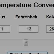 How To Create A Temperature Converter Using HScrollBar In Visual Basic Net