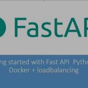 Getting Started With Fast API Python 3 Docker Load Balancing
