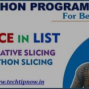 Slice In List In Python Programming NEGATIVE Slicing In Python Python Slicing Concept