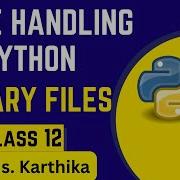 CBSE CLASS 12 Computer Science File Handling Binary Files With Example Programs Part 2 Tamil