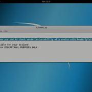 Kali Linux RouterSploit Tutorial