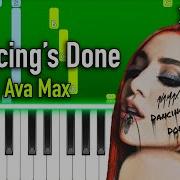 Ava Max Dancing S Done Piano Tutorial EASY